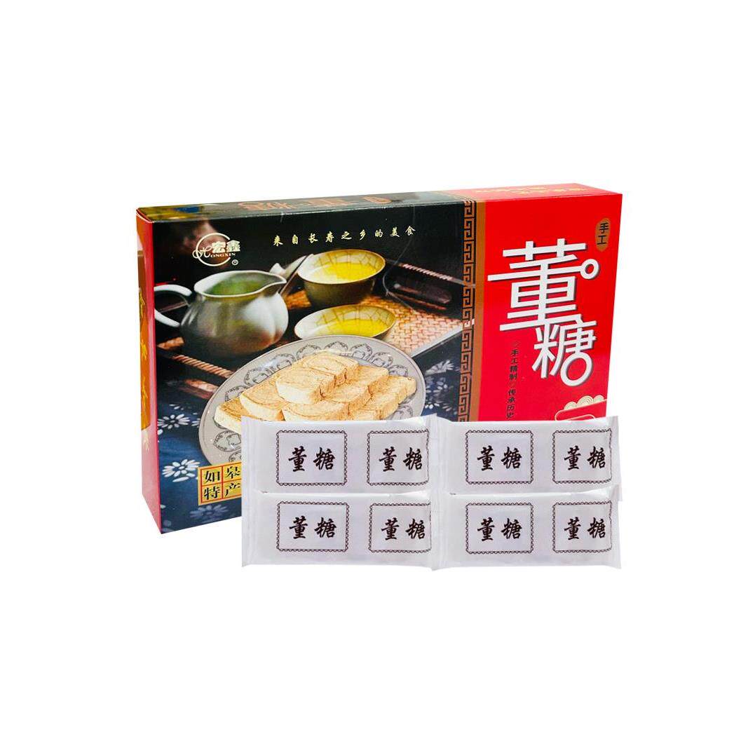 南通如皋特产宏鑫董糖200克美食小吃传统糕点芝麻酥糖饴糖4盒包邮