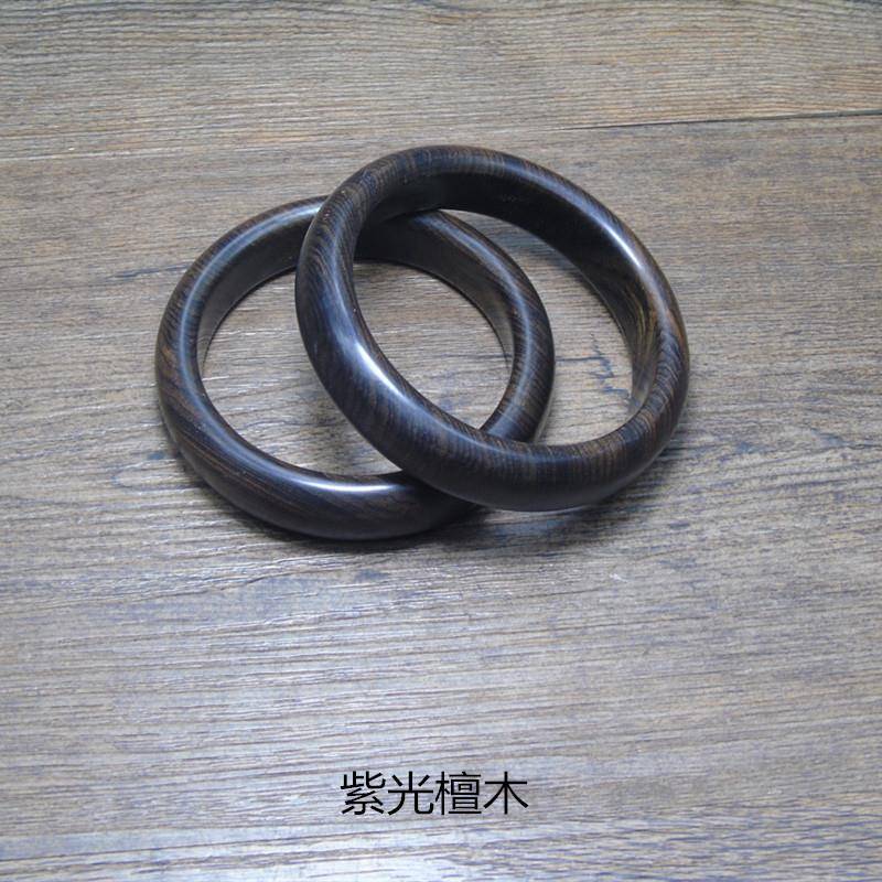黑檀木手镯绿檀大生漆木胚胎手圈男女手饰串血檀贵妃文创礼物