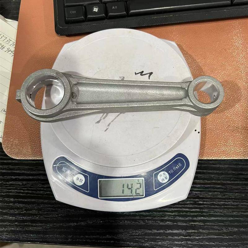 活塞空压机气泵配件90铝连杆铜套双针精品加长连杆0.9/83090跨境