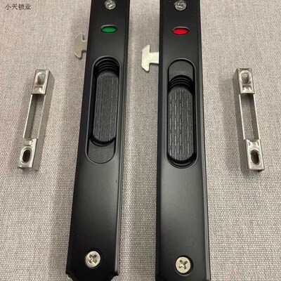 90不锈钢门窗勾锁窗锁铝合金双面钩推拉门平移落地门锁单面勾锁.