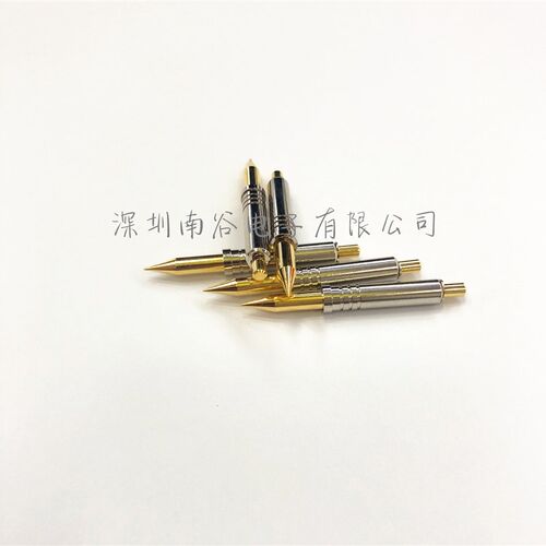 华荣 PH- 6B PH-6E 3.4mm镀金圆尖头 一体弹簧测试探针 4.5/40mm