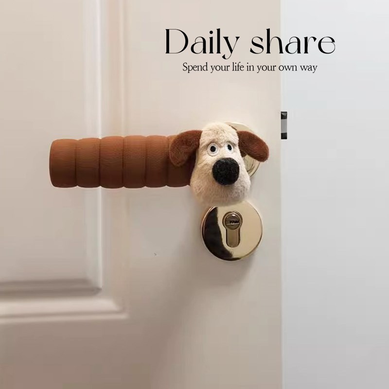 可爱卡通防静电门把手套儿童防撞卧室家用装饰把手护套拉手保护套