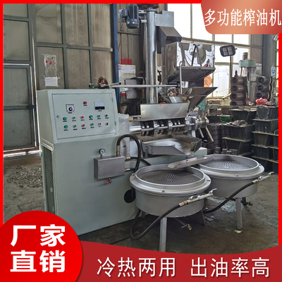 榨油机家用小型全自动茶籽花生芝麻压榨油机大功率油坊专用炸油机