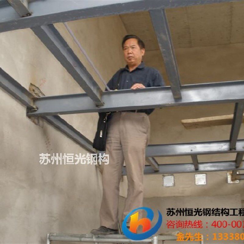 苏州钢构结构钢结构楼梯阁楼别墅钢结构楼梯