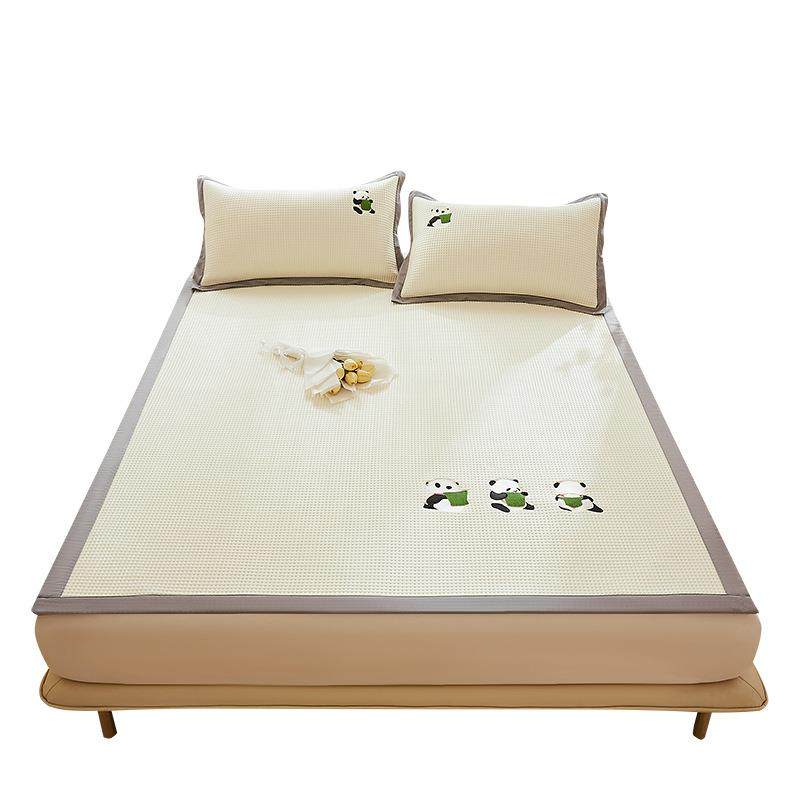 母婴级夏天凉感冰豆豆凉席三件套冰丝席床笠款夏季空调软席子,床上用品,冰丝席,淘宝优惠券,粉丝福利购,淘宝优惠卷