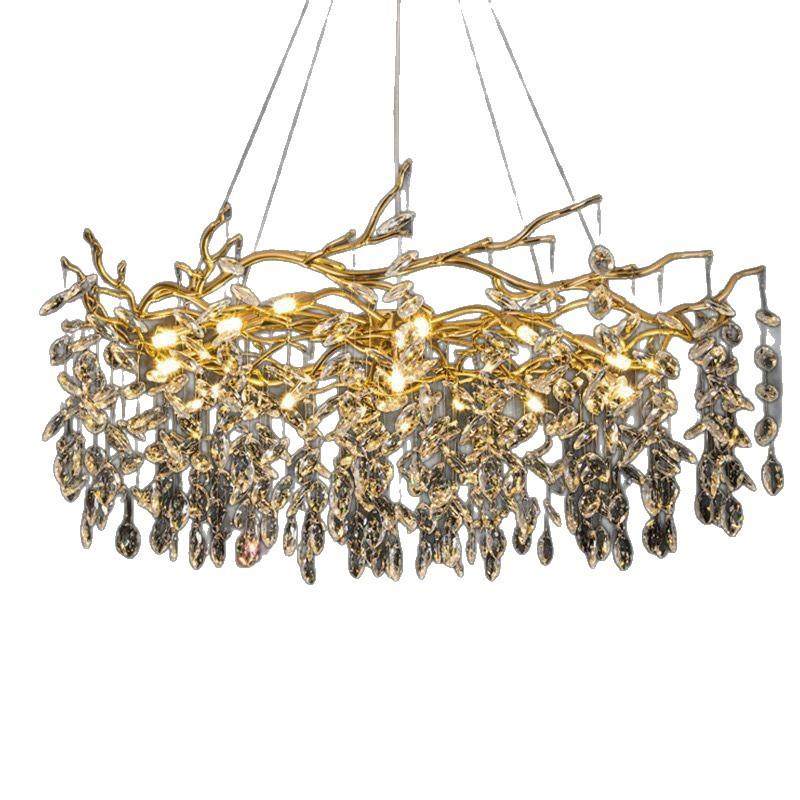 轻奢水晶吊灯奢华简约大气法式豪华现代美式客厅餐厅枝型水晶吊灯,家装灯饰光源,智能吊灯,淘宝优惠券,粉丝福利购,淘宝优惠卷