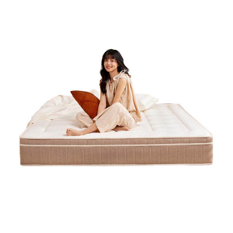 深睡尊享天然乳胶床垫席梦思弹簧床垫硬垫子家用卧室1米5x2米床垫
