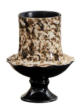 轻法式中古花瓶高级感陶瓷小花器复古情绪稳定摆件摆花艺装饰陈列