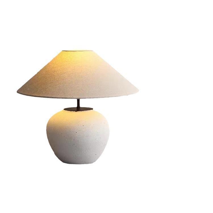 侘寂风陶瓷灯民饰宿设店计师中台古客厅卧室床RWB头酒民宿装灯高