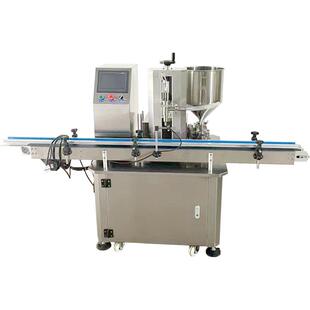 小型单头极速膏体乳液灌装设备旋转生产线齿轮泵灌装机厂家