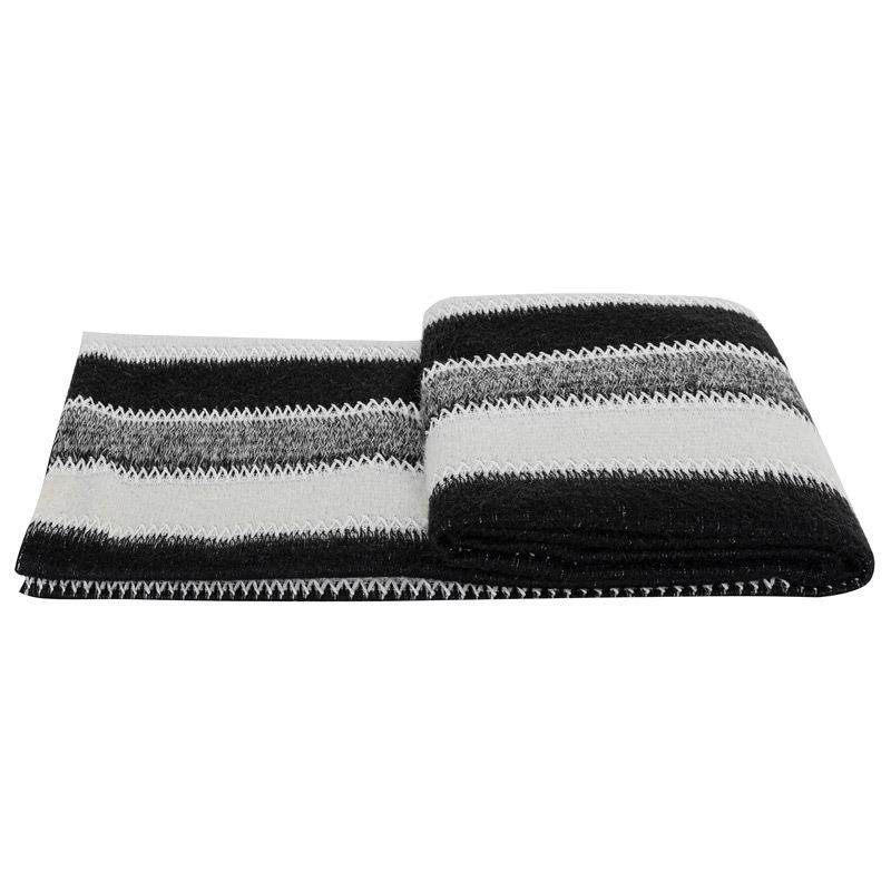 现代简约黑白条纹床旗床尾巾轻奢样板房民宿床品棉麻卧室软装设计,床上用品,床旗,淘宝优惠券,粉丝福利购,淘宝优惠卷