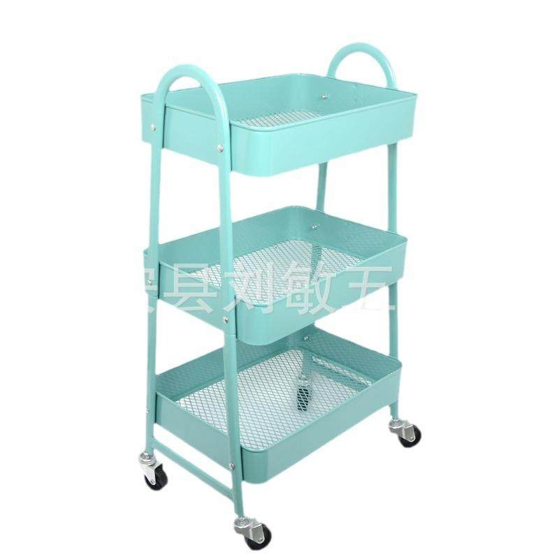 A字型小推车家用厨房置物架可移动多层收纳架现货卧室零食整理架