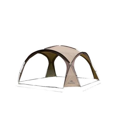 穹顶酷拓户外天幕防水遮阳抗撕裂牛津布玻璃纤维杆圆形天幕