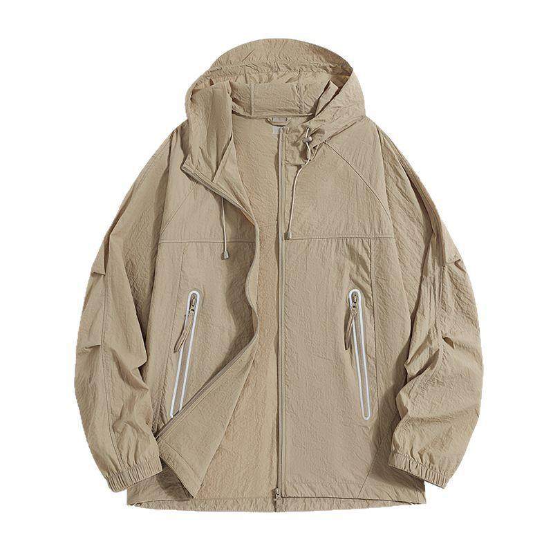 山系防晒衣男皮肤衣轻薄透气女款户外防晒服防紫外线连帽外套风衣