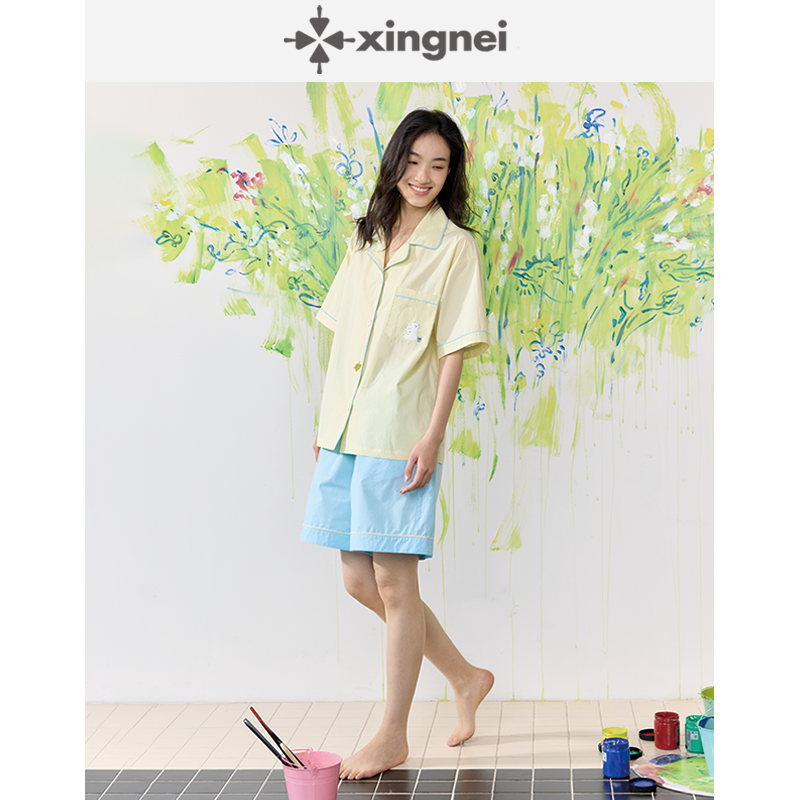 形内短袖凉感薄款家居服