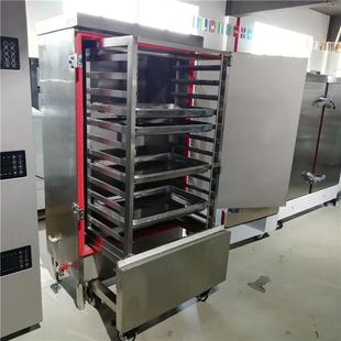 推车式 12盘蒸饭柜 双门24盘移动式蒸饭柜 全自动蒸饭柜 厂家直销