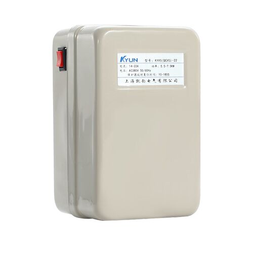 磁力启动b器QCX5-22空压机气泵开关电磁起动电机保护过载三相380V