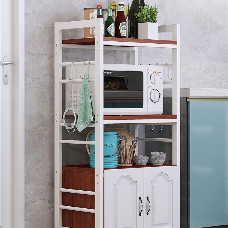 欧式厨房置物架落地多层家用微z波炉架烤箱架锅碗收纳调料架餐边,厨房/烹饪用具,厨房置物架/置物柜/角架,淘宝优惠券,粉丝福利购,淘宝优惠卷