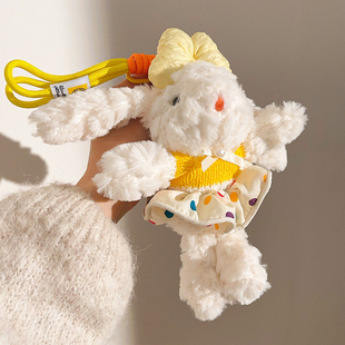 小兔子挂件可爱毛绒玩偶公仔包包挂饰书包娃娃饰品垂耳兔长耳兔