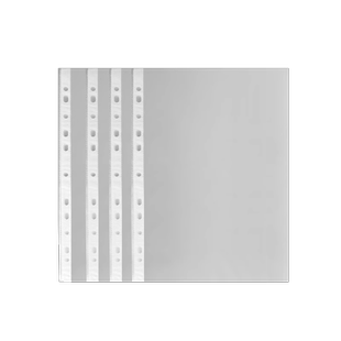 11孔文件袋a4透明文件袋活页插袋单片夹L型十一塑料资料册备用保护袋快劳夹加厚打孔防水办公资料袋定制logo