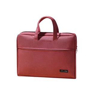 公文包高级感会议包定制政府防水律师男款手提袋会议文件袋1903拉链袋女士公文袋收纳商务办公培训班资料LOGO