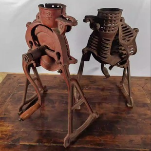 民俗老物件老农具手摇老式脱粒机农村杂项旧货农家院复古装饰摆件