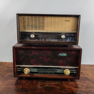 民俗老物件旧收音机复古怀旧摆件民俗馆展览装饰纪念摆件影视道具