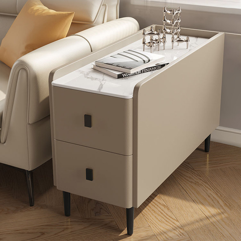 实木沙发边柜侧边柜简约现代客厅家用角几轻奢高级感可移动小桌子