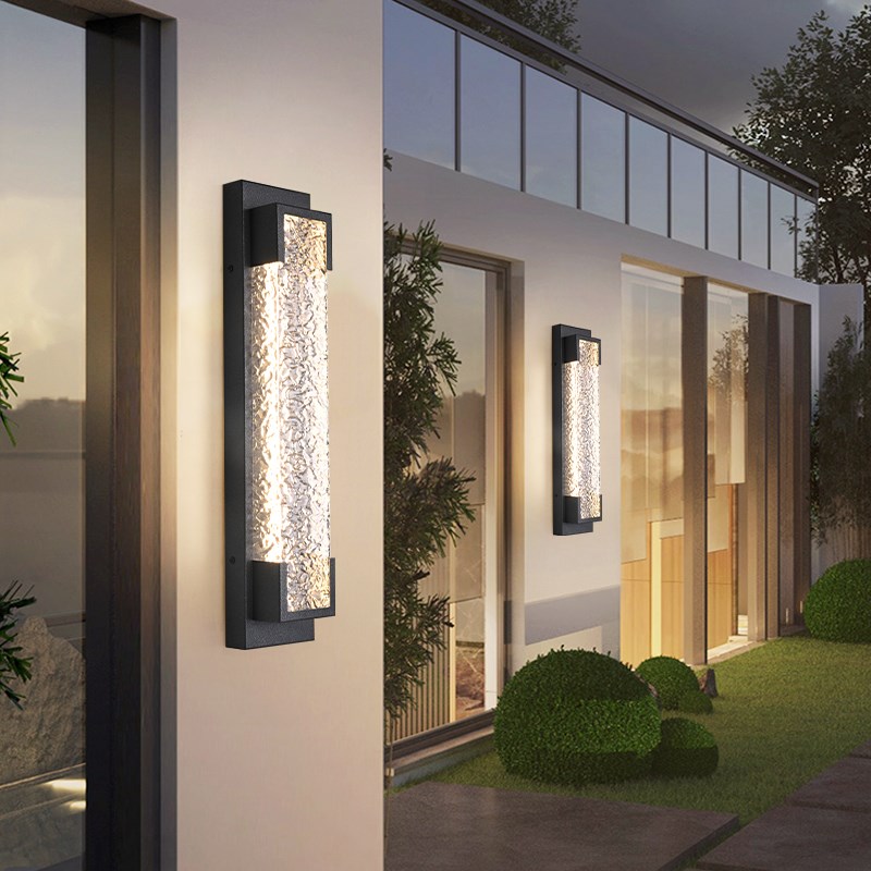 led灯户外壁灯装饰花园走v廊大门外墙室外院子柱子庭院防水壁灯