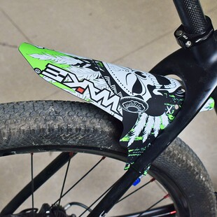 速降自行车个性前后挡泥板 山地公路车I前叉后座通用挡水板 挡泥