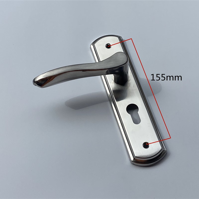 厂家直销不锈钢锁 卧室门房间门木门小50小7P0静音锁整套家用门锁