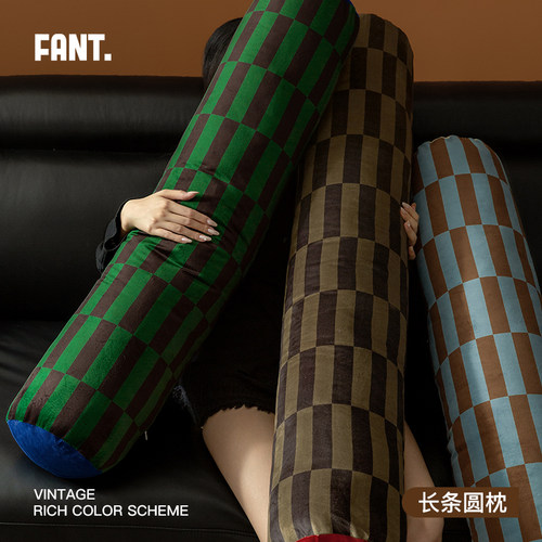 母婴级A类面料中古风床上抱枕