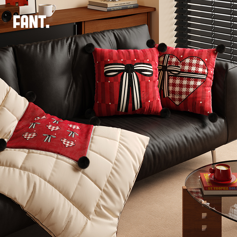 A类面料女生喜欢的两用抱枕被