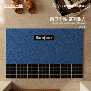 几何派对复古丝圈地垫高级感入户门垫防滑蹭土耐脏进门脚垫可裁剪