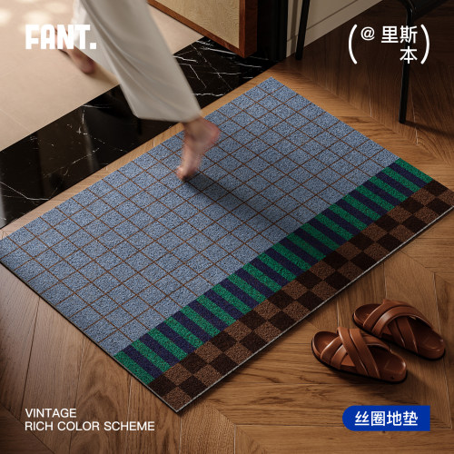 【可定制】中古风入户丝圈地垫