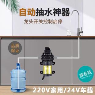 水饮用水纯净水抽水器吸水器静音电动上水泵家用车载 厨房台下桶装