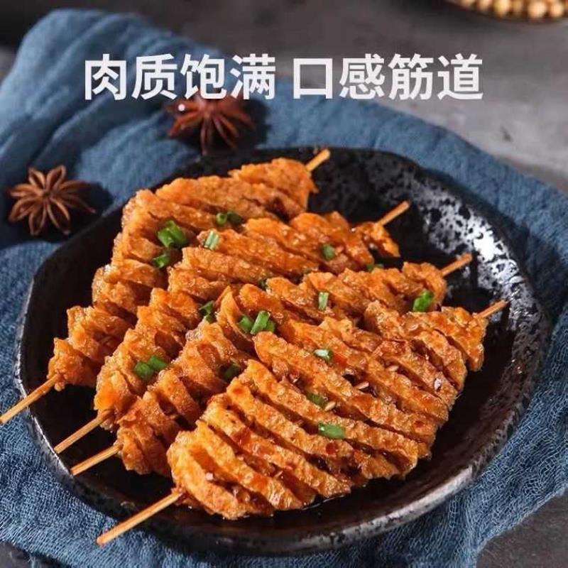 河南豆腐串兰花干干串整箱鸡汁无签豆腐干豆制品干货关东煮商用