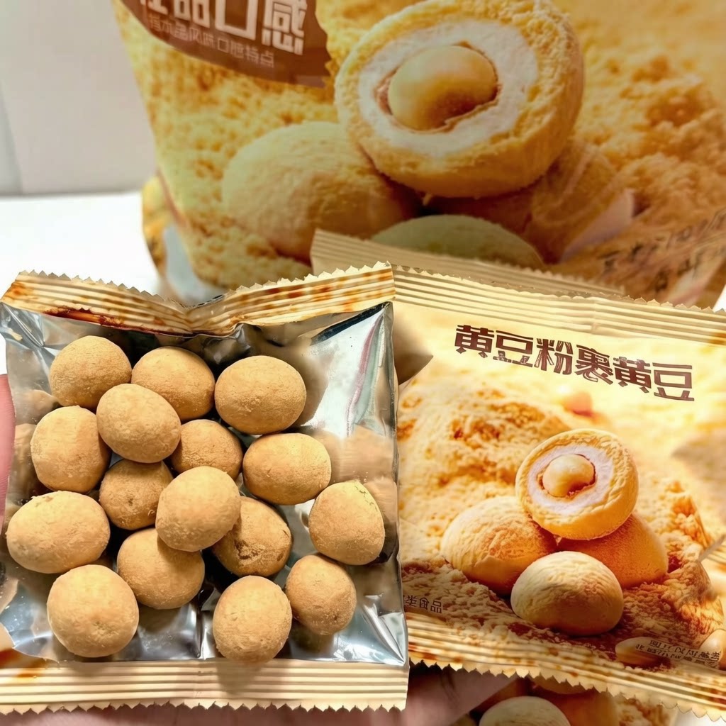 山姆会员超市黄豆粉裹黄豆高膳食纤维烘烤坚果零食代购官方旗舰店