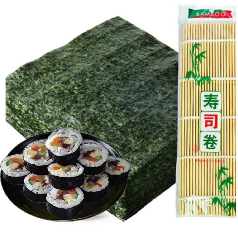 寿司海苔片大张卷帘寿司食材寿司半成品材料全套 海苔卷工具套装