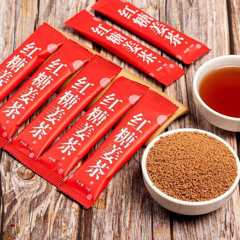 红糖姜茶姜枣茶女生调理茶月经生姜粉泡茶冲泡饮品红姜糖花茶叶