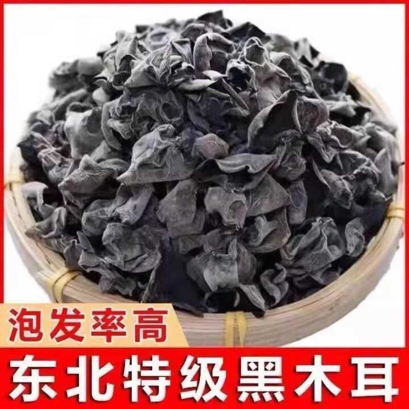 【包邮】东北正宗野生黑木耳肉厚无根秋木耳农家土特产小朵耳干货