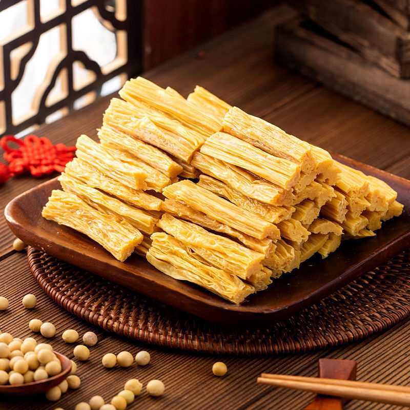 手工头层腐竹1斤装 特价精品腐竹干货非转基因大豆油豆皮豆筋批发