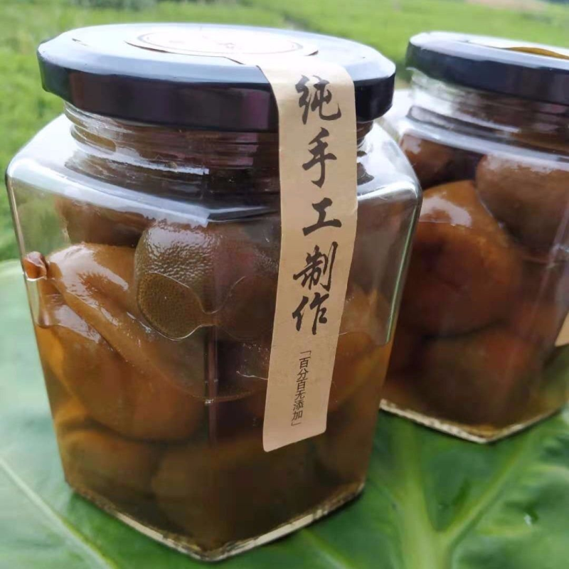 广西柠檬腌制酸咸500克袋瓶装咸柠七咸宁七柠檬鸭咸传统柠檬腌制