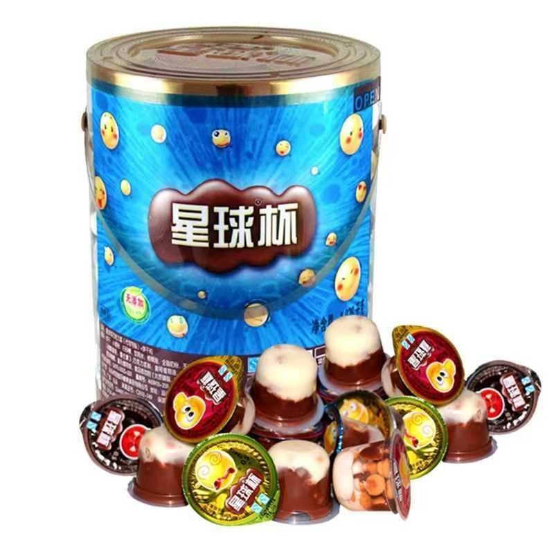 【27.9万人好评】星球杯巧克力饼干桶装大杯整桶巧乐(代可可脂)