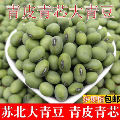 新大青豆250g/5斤农家自种青大豆干青豆绿大豆青皮青仁大黄豆包邮