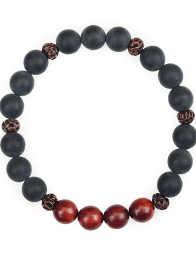 清香味药珀单圈佛珠手串p67老料小叶紫檀文玩配饰男女情侣款手链