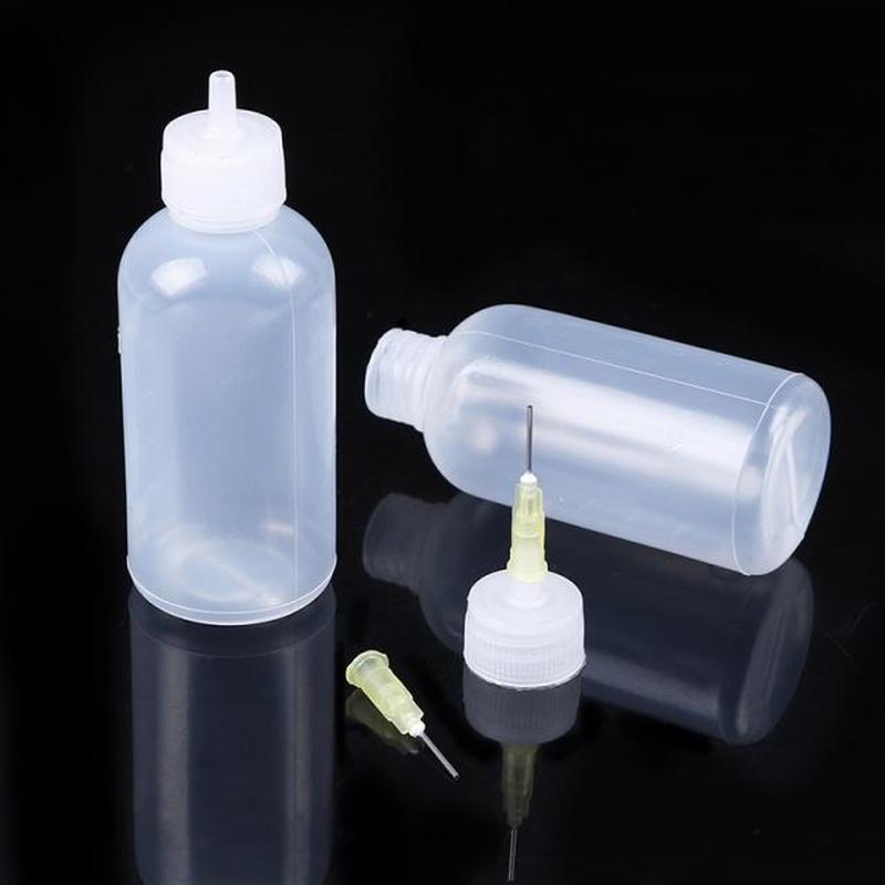 1pc 50ml Empty E-liquid Plastic Empty Bottle Rosin Flux Alco