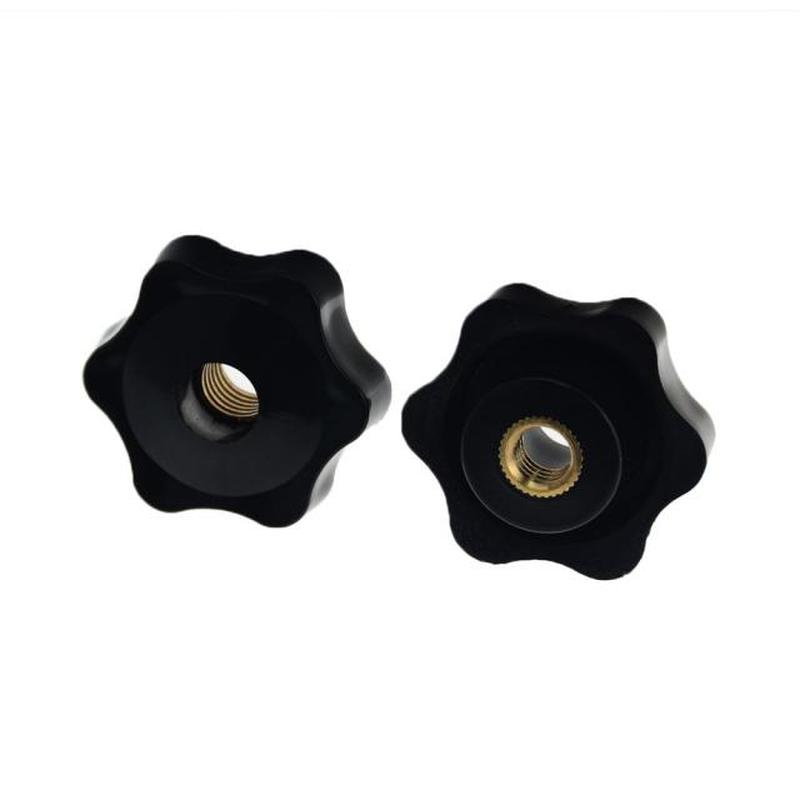 6PCS Six Star Type Through Hole M5 M6 M8 Plum Bakelite Hand