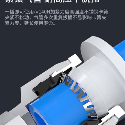 气动气管快速接头快速接头直角90度塑胶弯头PV-04 06 08 10 12 16