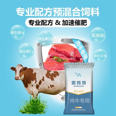 思我特4%育肥肉牛母牛专用预混料育肥饲料精催肥促生长疯长素